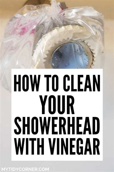 How To Clean Your Showerhead With Vinegar Step By Step Guide Artofit