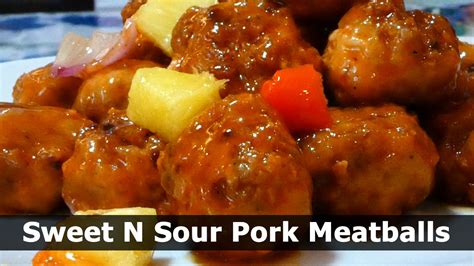 Sweet N Sour Pork Meatballs Recipe Panlasang Pinoy Recipes™