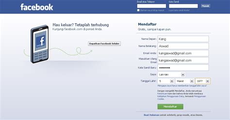 Cara Membuat Akun Facebook Untuk Organisasi Akun Sudah Untuk Mendaftar