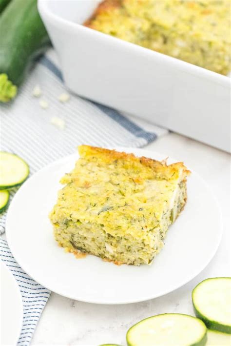 Cheesy Zucchini Bake Simply Stacie