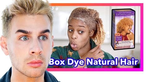 Hairdresser Reacts To People Box Dying Their Natural Hair Youtube