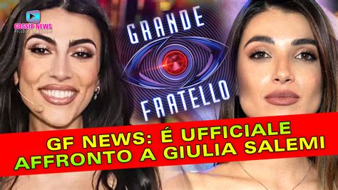 Grande Fratello Ufficiale Affronto A Giulia Salemi Gossip News