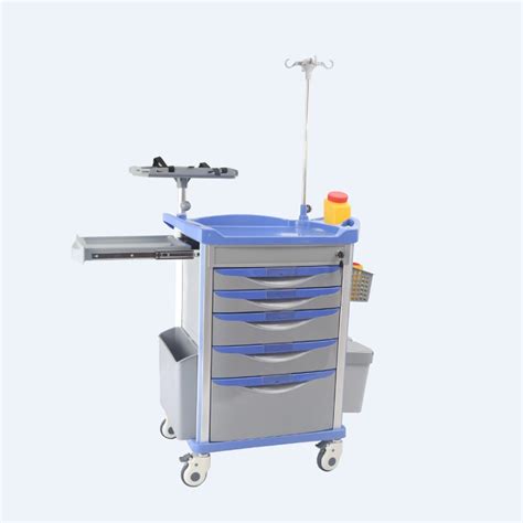 Factory Direct Hospital Instrument Abs Plastic Anesthesia Trolley