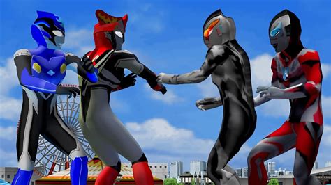 Ultraman Rosso N Blu Vs Ultraman Geed Promitive Belial Ultraman