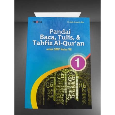 Jual Ori Buku Pandai Baca Tulis Dan Tahfiz Al Quran Kelas 7 Lulus