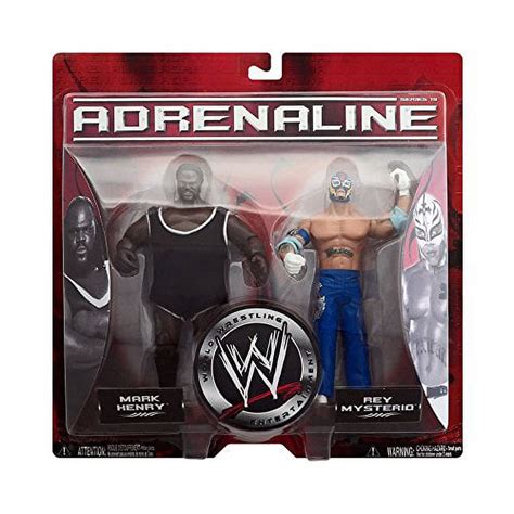 Jakks Pacific Wwf Wwe Adrenaline Series Mark Henry Rey Mysterio