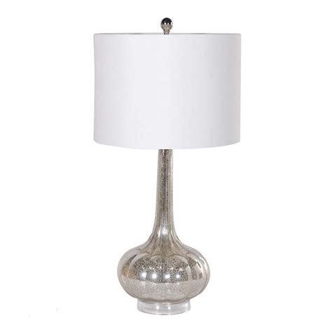 Serenity Tall Silver Glass Table Lamp Table Lamp Glass Table Lamp