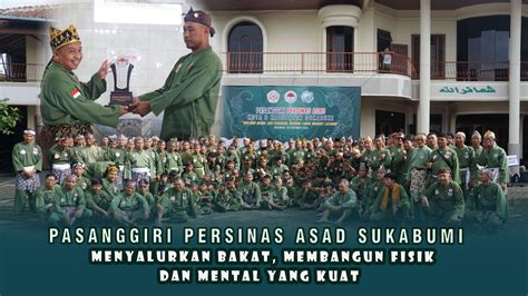 LDII NEWS PERSINAS ASAD SUKABUMI GELAR PASANGGIRI PUTRA 300 PESILAT