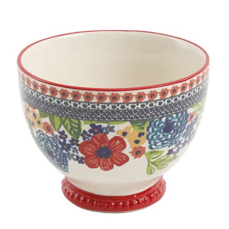 The Pioneer Woman Dazzling Dahlias 4 Piece Mug Set Free Shipping Ebay