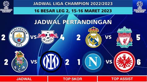 Jadwal Liga Champion 2023 16 Besar Leg 2 Real Madrid Vs Liverpool