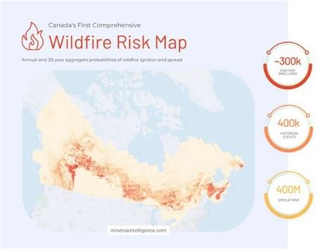 Minerva Intelligence Launches Comprehensive Wildfire Risk Map For Canada Wood Business