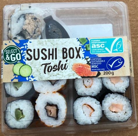 Sushi Box Toshi Select Go Kalorie Kj A Nutri N Hodnoty