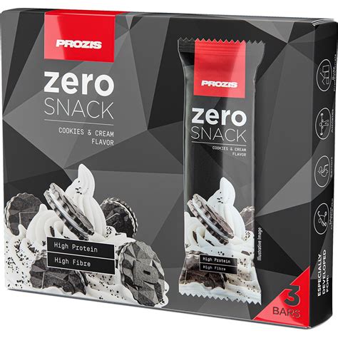 Zero Snack Barritas De Proteinas Sabor Cookies And Cream Unidades