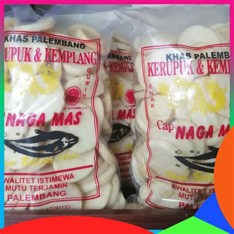 Jual Kemplang Palembang Bentuk Kancing Asli Palembang 500 Gram Ikan