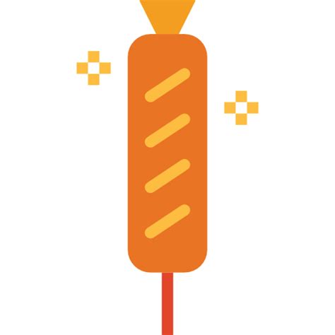 Icono De Corndog Smalllikeart Flat