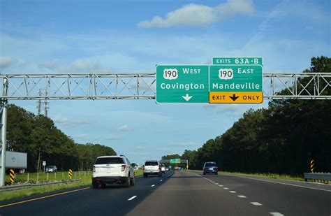 Interstate 12 East Hammond To Covington Aaroads Louisiana