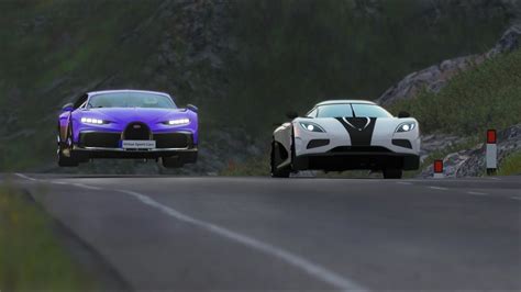 Bugatti Chiron Profilée vs Koenigsegg Agera R at Highlands YouTube