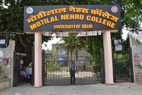 Motilal Nehru College Evening New Delhi Admission Fees Courses