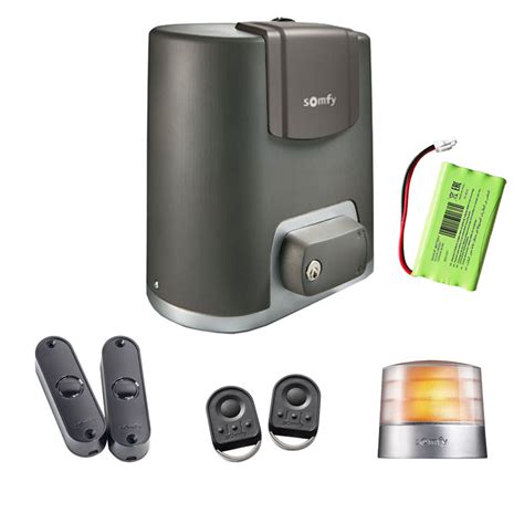 SOMFY PRO IO Κιτ Μοτέρ Συρόμενης Αυλόπορτας Elixo 600 3S M Comfort Pack