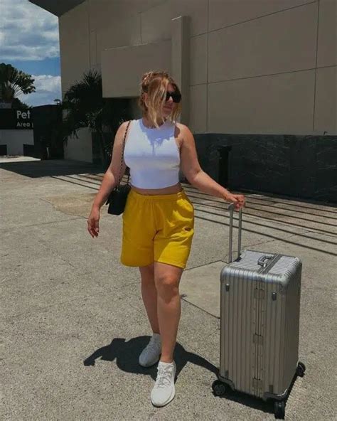 Flight Outfit Airport Style Summer Summer Plane Outfit Cool Summer