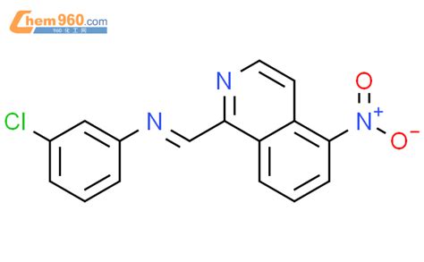 169261 27 2 Benzenamine 3 Chloro N 5 Nitro 1 Isoquinolinyl Methylene