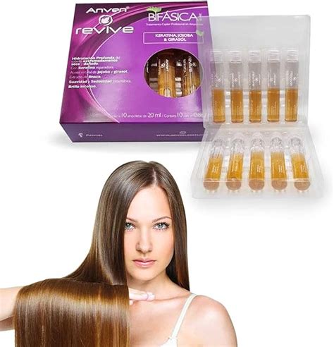 Tratamiento Para Cabello Maltratado Ampolletas Capilares Bifasica