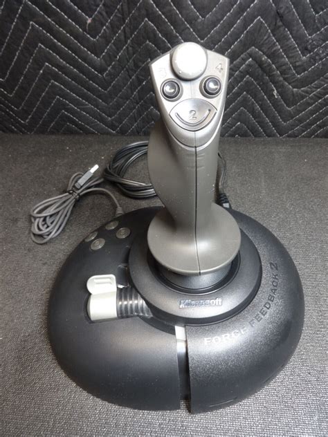 Microsoft Sidewinder Force Feedback 2 Usb Joystick X05 63776 Flight Si Ineedths