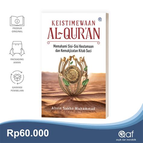 Jual Buku Keistimewaan Al Qur An Keutamaan Dan Kemukjizatan