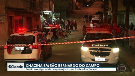 Vídeo Polícia Investiga Chacina Que Deixou Quatro Mortos Em São