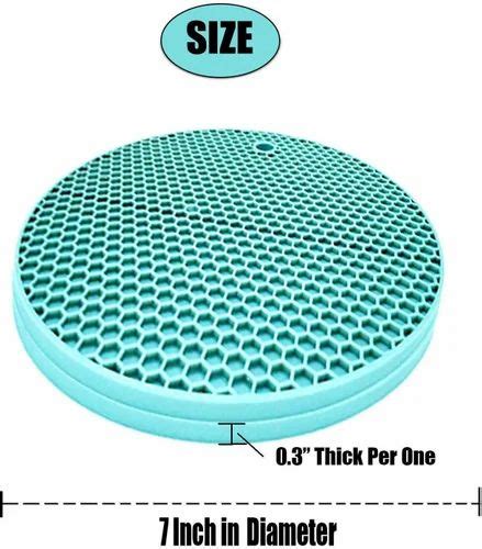 Round Kitchen Silicon Trivets Mat Set Of At Rs Piece In