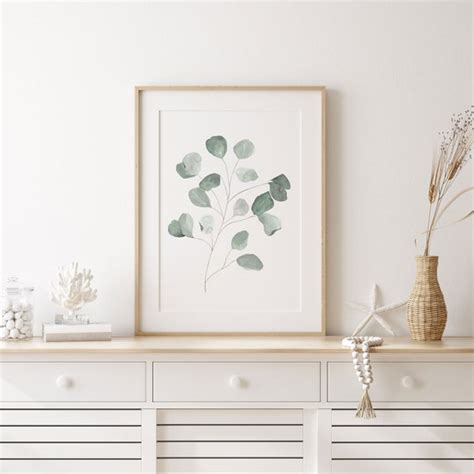 Eucalyptus Wall Art Eucalyptus Art Print Eucalyptus - Etsy