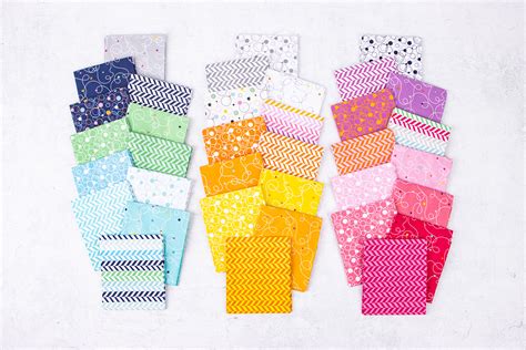 Riley Blake Designs Effervescence Fat Quarter Bundle Of 36 Pieces