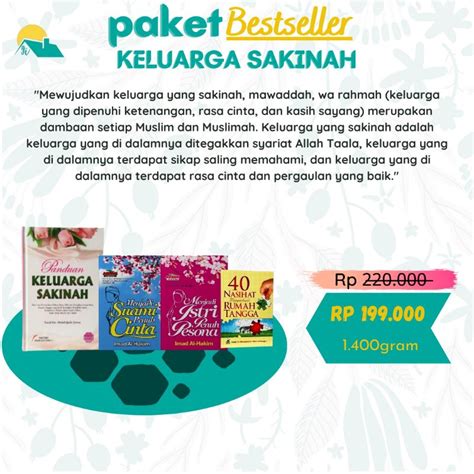 Jual Paket Buku Bestseller Keluarga Sakinah Shopee Indonesia