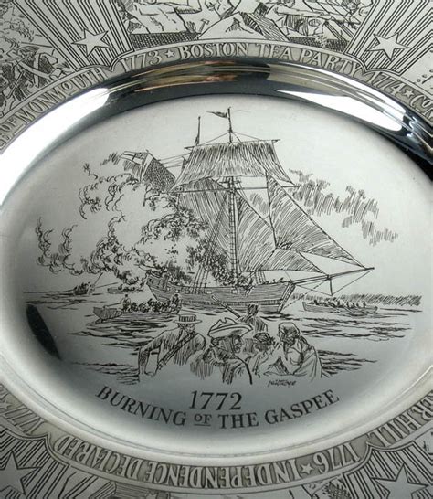 Gaspee Commemorative Plates