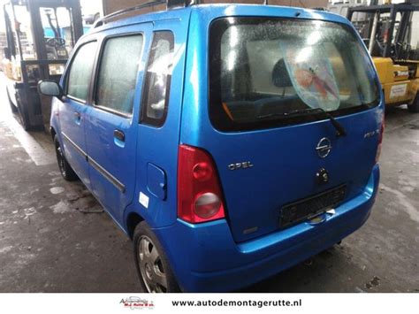 Opel Agila V Sloopvoertuig Blauw