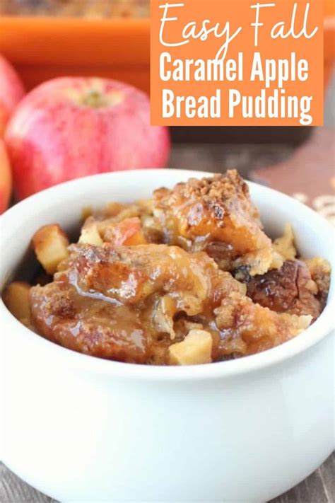 Apple Bread Pudding Recipe With Caramel Sauce Whitneybond