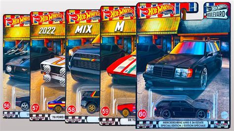 Showcase Hot Wheels Boulevard Mix M Many More Youtube