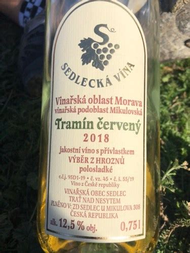 Sedleck V Na Tram N Erven Polosladk Vivino Australia