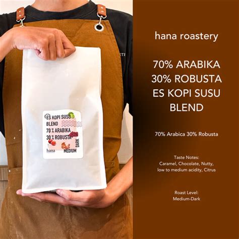 Jual Blend Es Kopi Susu Arabika Robusta Biji Espresso Roast Kg