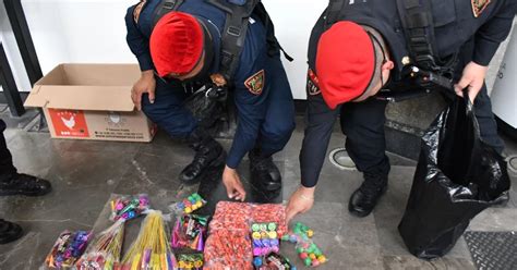 Arrancó Operativo “cero Pirotecnia” Trasladar Fuegos Artificiales En El Metro Metrobús Rtp O