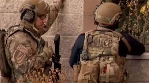 Man Arrested Swat Team Responds After He Barricades Himself Inside Home