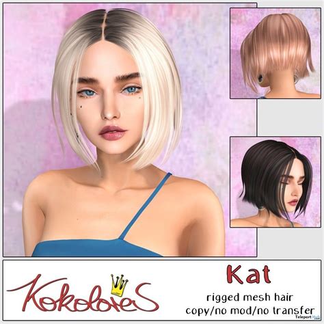 Kat Hair Fatpack June 2019 Group Gift By KoKoLoReS Teleport Hub