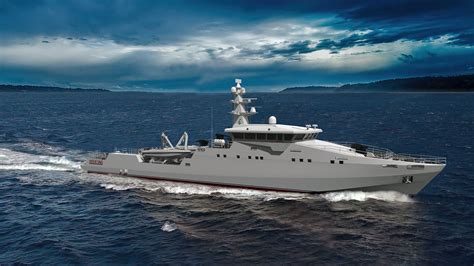 Navio de patrulha offshore 53 OPV ARES Shipyard em aço híbrido