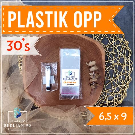 Plastik Opp 6 5 X 9 Cm Tebal 30 S Micron Isi 100 Lembar Lazada Indonesia