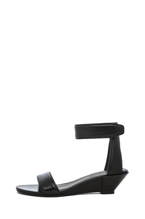 Alexander Wang Vika Wedge In Black Fwrd