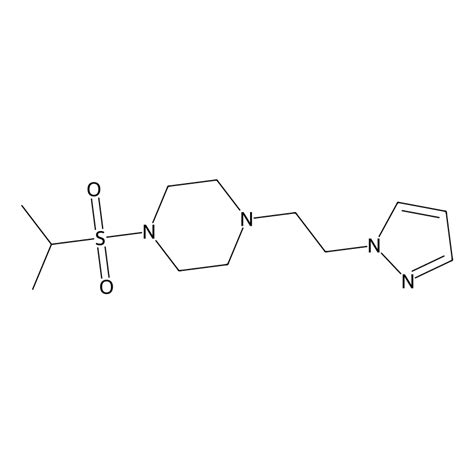 Buy 1 2 1h Pyrazol 1 Ylethyl 4 Isopropylsulfonylpiperazine