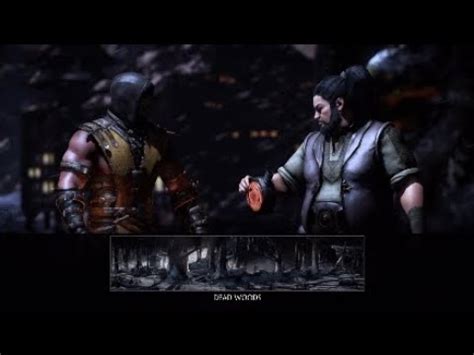 The Rematch Scorpion Vs Bo Rai Cho Mortal Kombat X Youtube