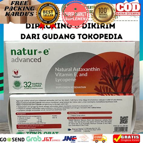 Bisa Cod Bayar Ditempat Natur E Advanced Kapsul Astaxanthin Natural