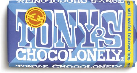 Tony S Chocolonely Witte Chocolade Reep Met Wafel En Blauwe Bes