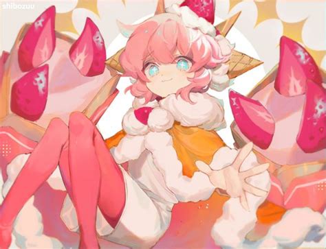 Strawberry Crepe Cookie Cookie Run Kingdom Image By Shibozuu